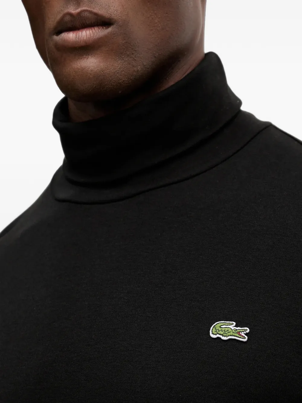 Lacoste T-shirt met lange mouwen Zwart