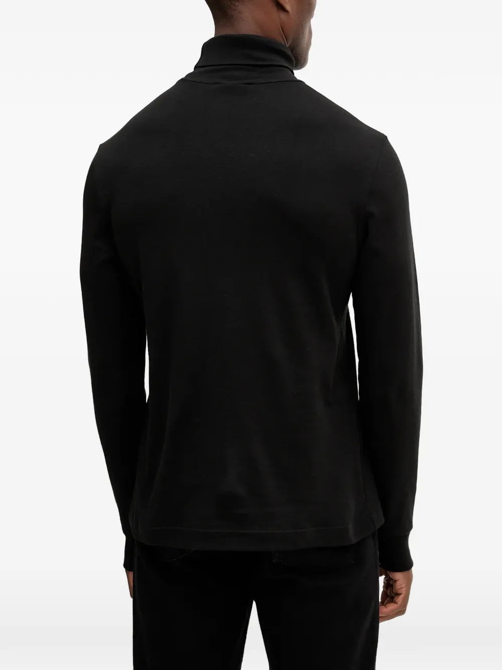 Lacoste T-shirt met lange mouwen Zwart