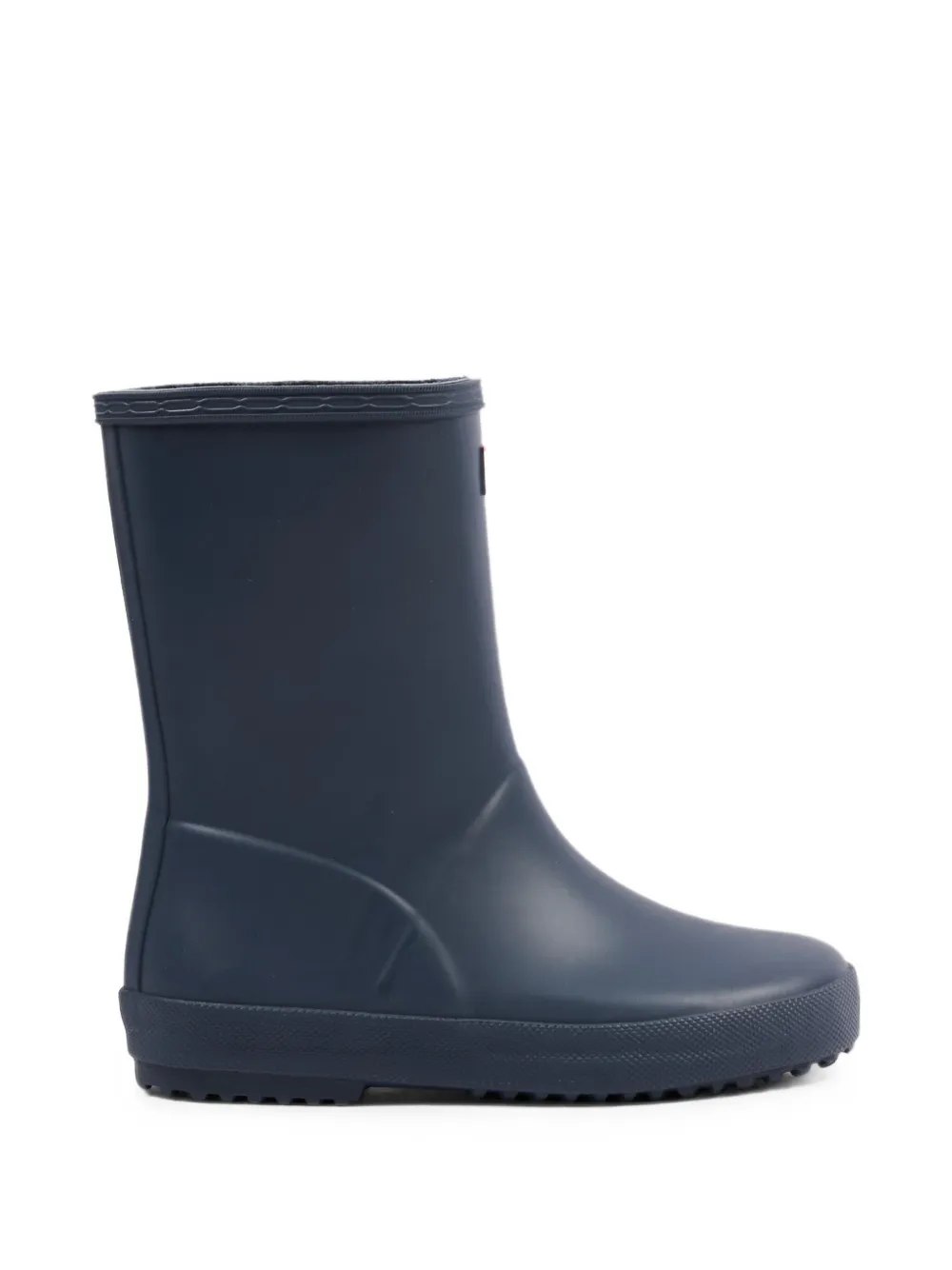 Hunter Kids Originals Wellington logo-patch boots Blauw