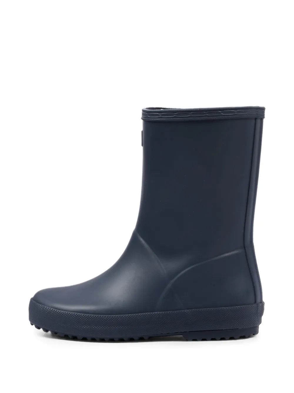 Hunter Kids Originals Wellington logo-patch boots Blauw