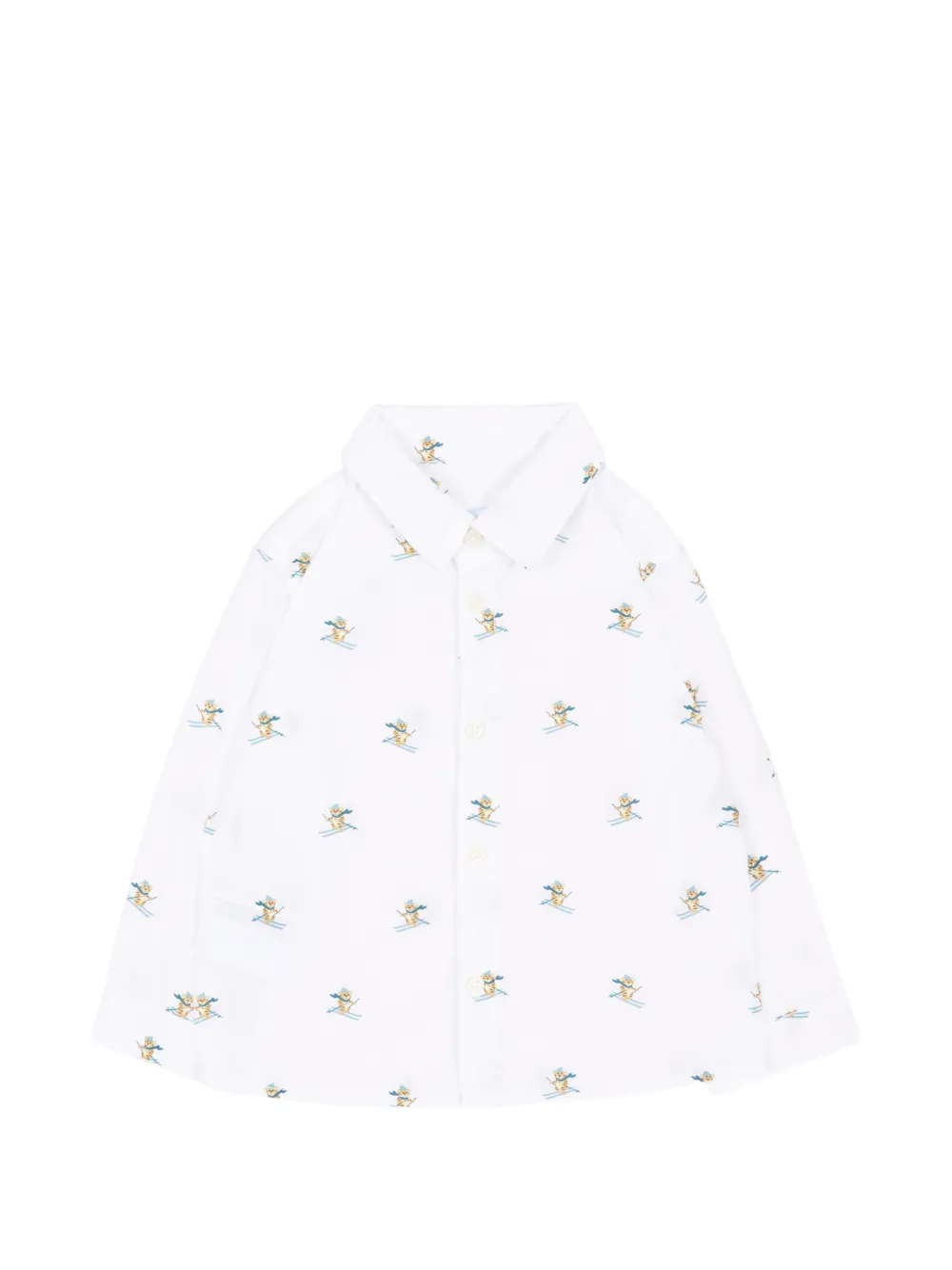Mayoral Shirt met grafische print Wit