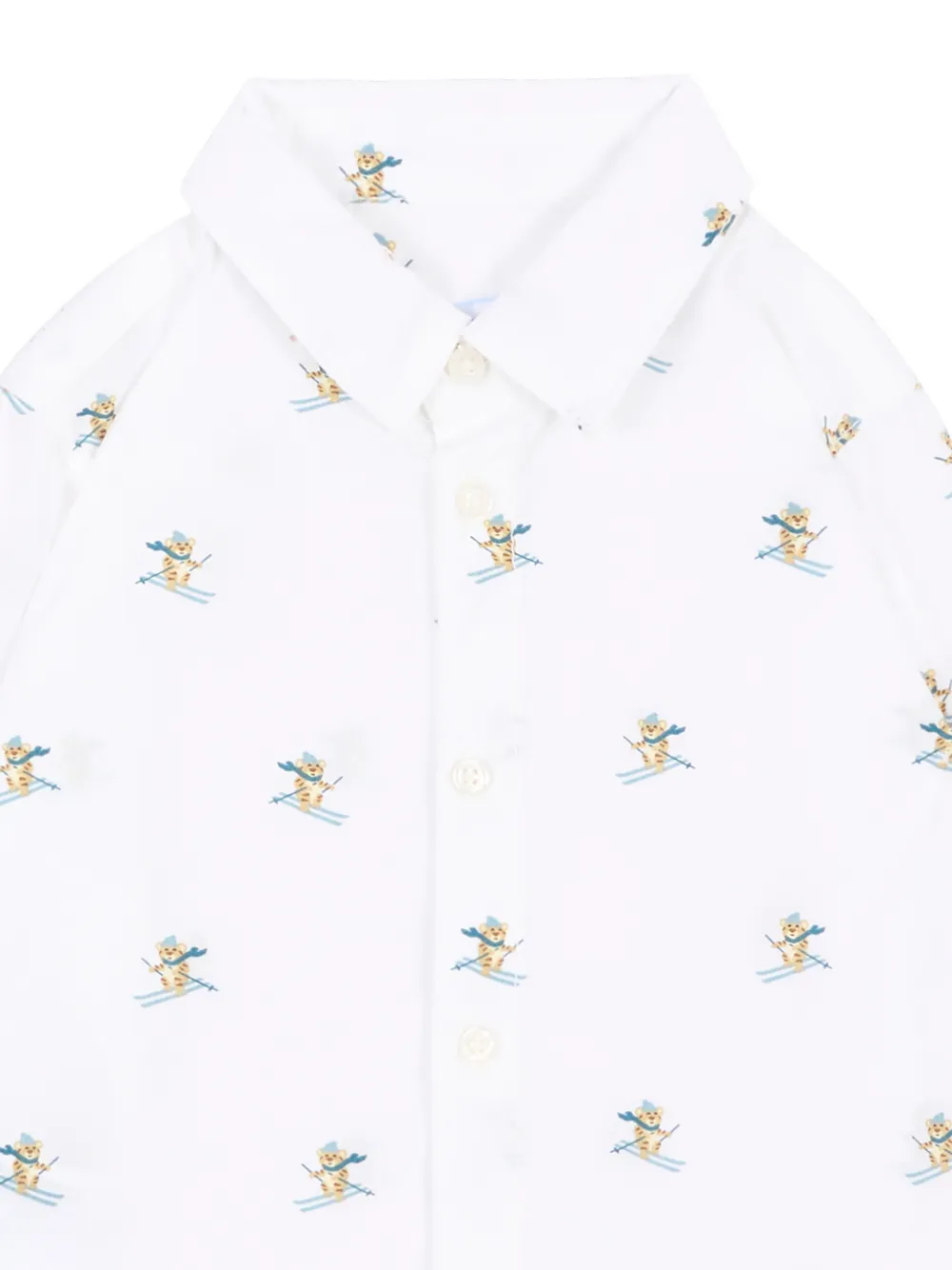 Mayoral Shirt met grafische print Wit