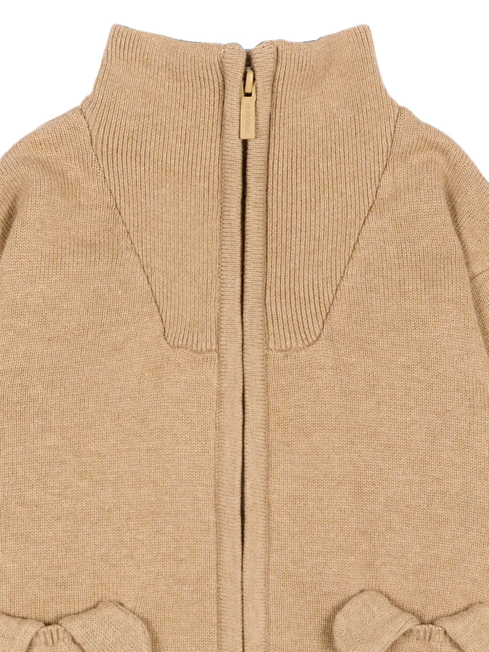 Mayoral Vest met rits en hondenpatch Beige