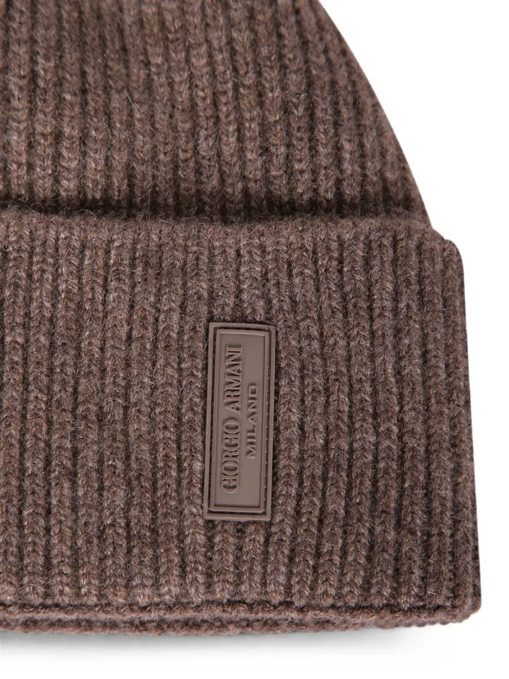 Giorgio Armani Kasjmier muts Bruin