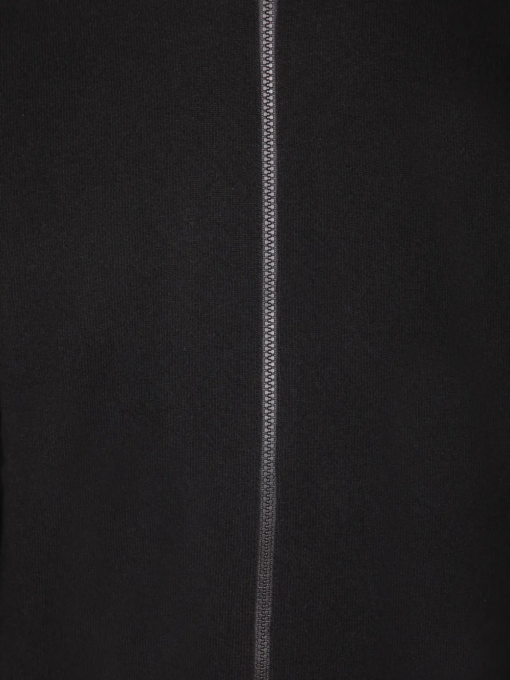 Stone Island Wollen trui met logo-patch en rits Zwart
