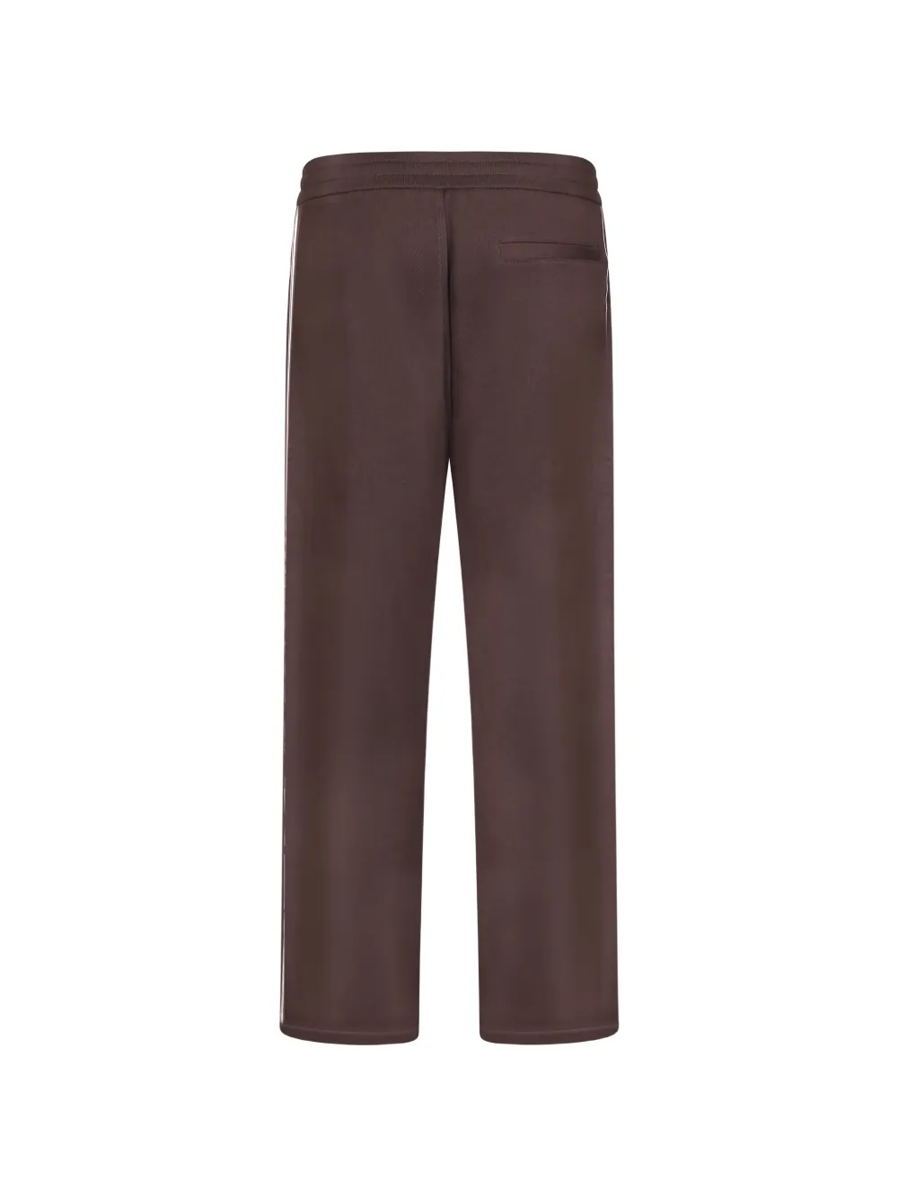 Emporio Armani Jersey trainingsbroek met zijstreep Bruin