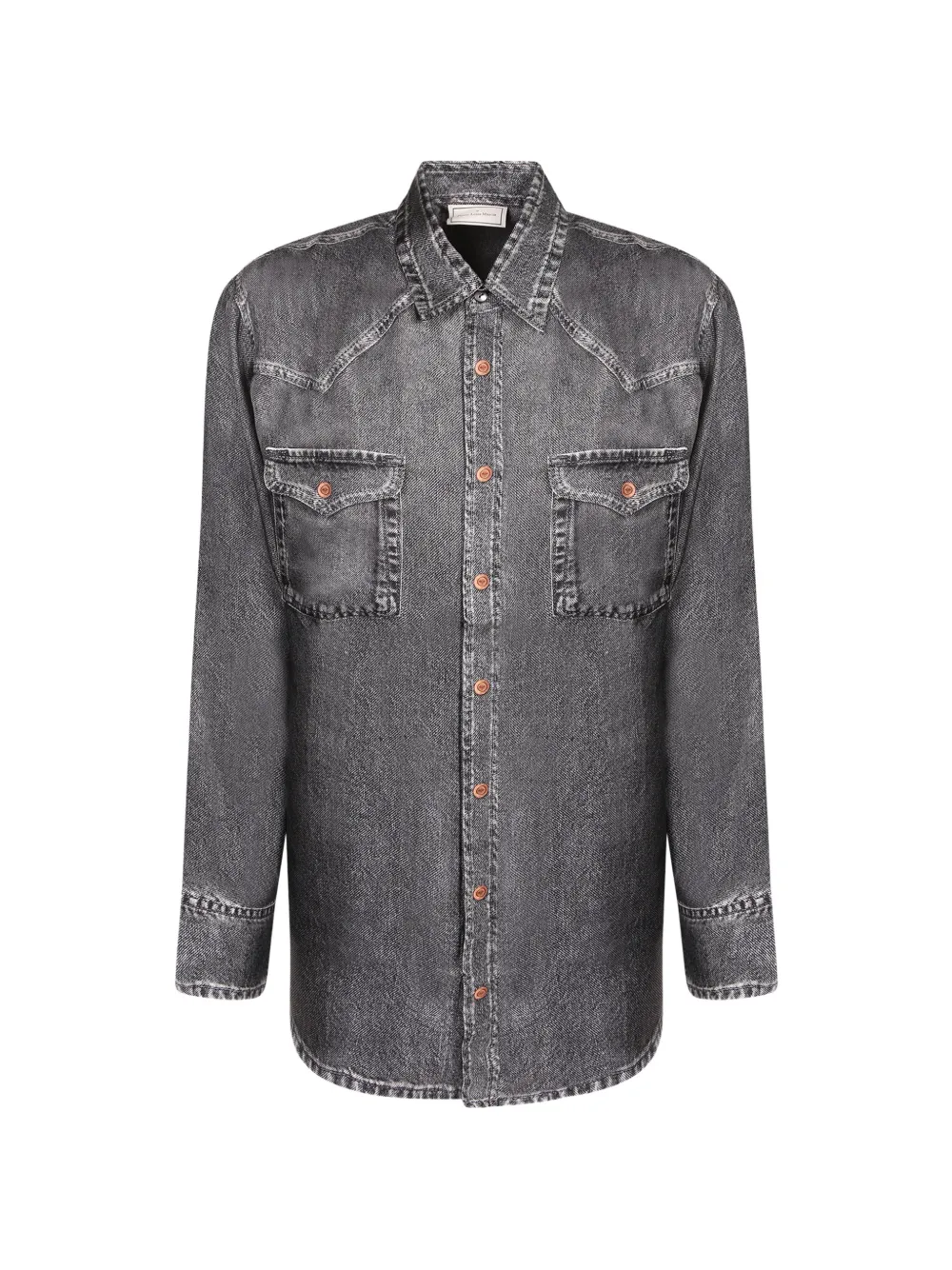 Pierre-Louis Mascia Aloe Western-style denim shirt