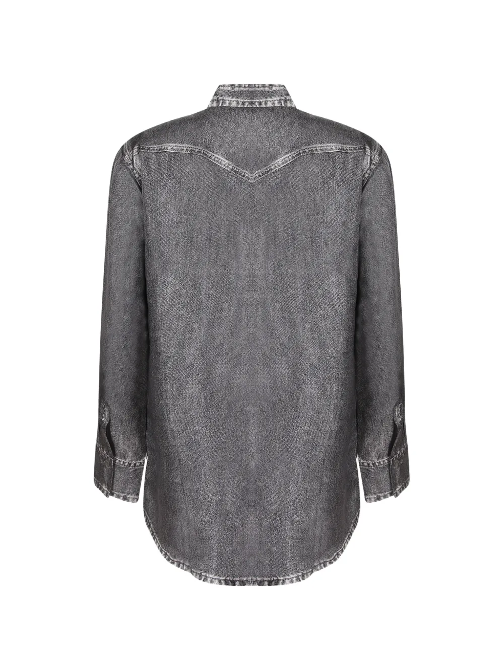 Pierre-Louis Mascia Aloe denim overhemd in westernstijl Grijs