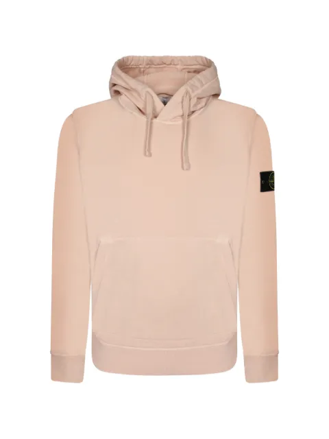 Stone Island 6100062 organic-cotton fleece hoodie
