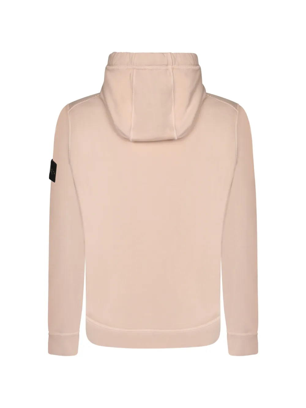 Stone Island 6100062 biologisch katoenen fleece hoodie Roze