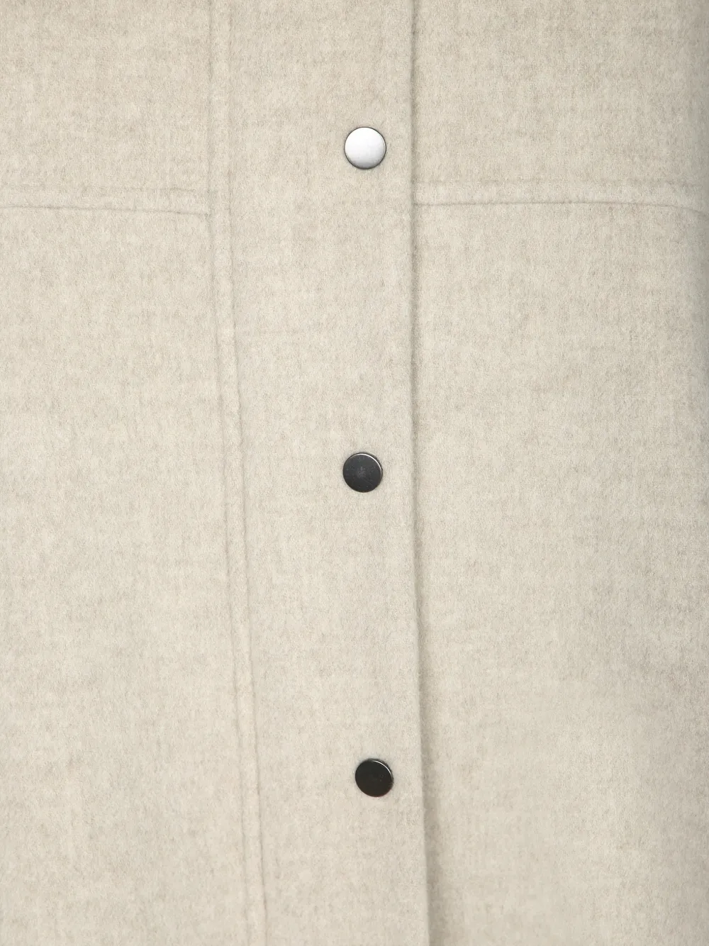 Brunello Cucinelli shearling-lined high-neck jacket Beige