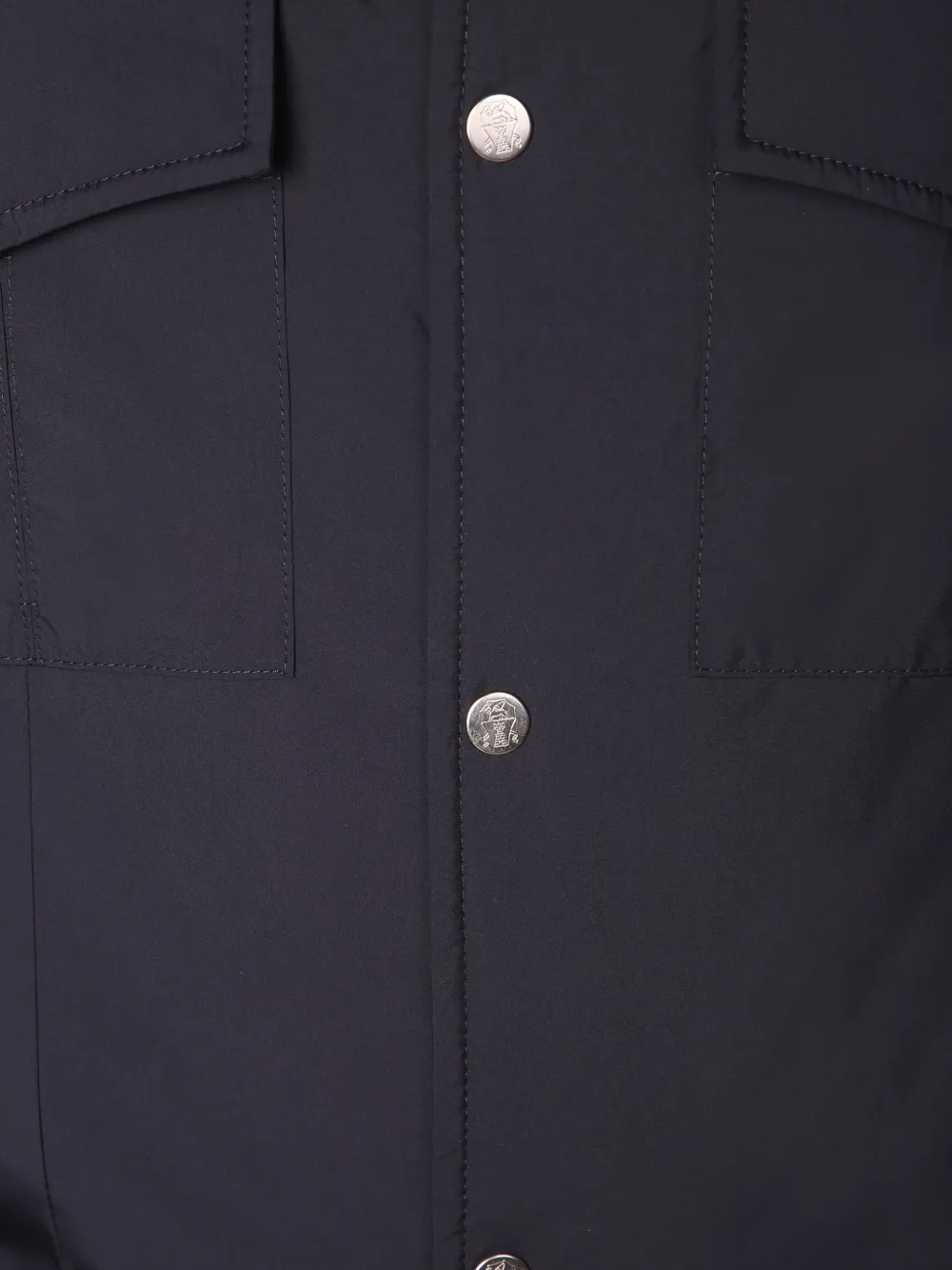 Brunello Cucinelli Jack met klepzak Blauw