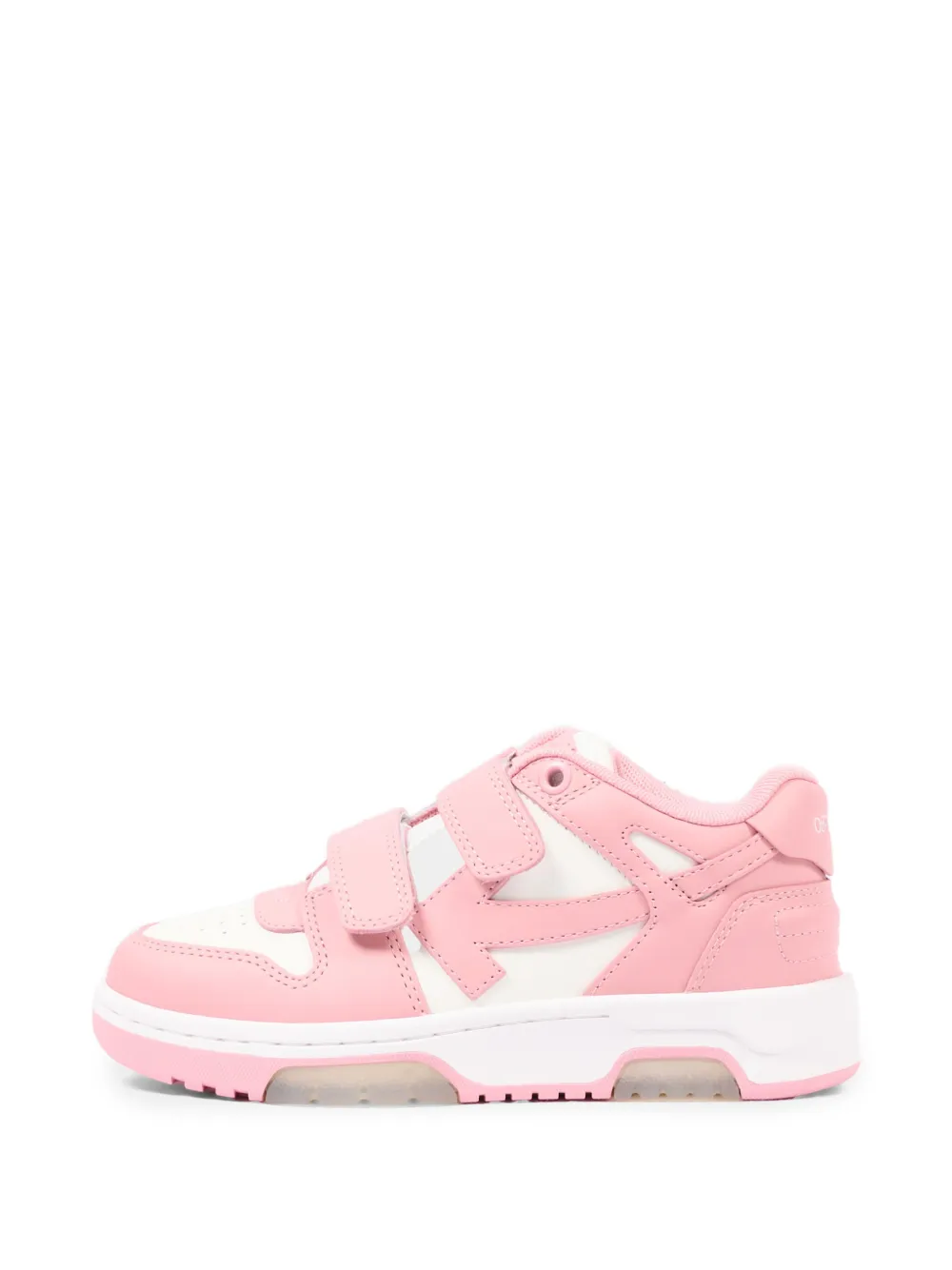 Off-White Kids Out Of Office touch-strap sneakers Roze
