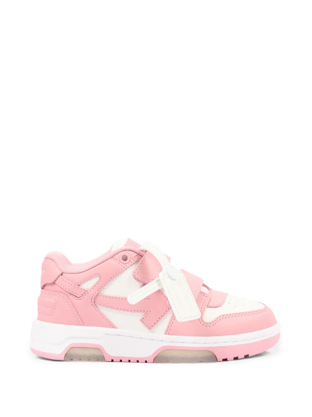 Off-White Kids Out Of Office touch-strap sneakers Roze