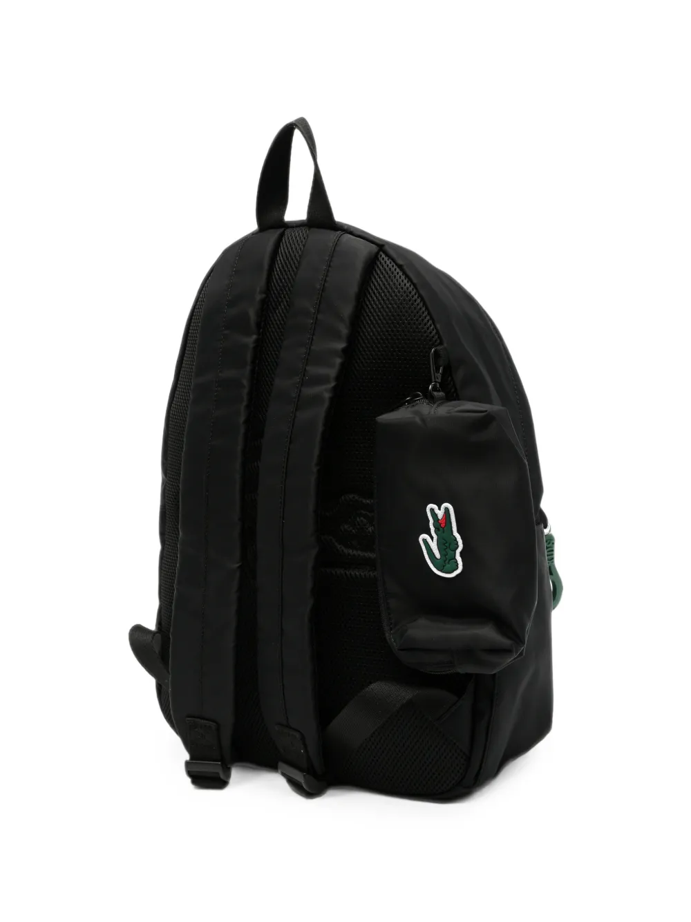 Lacoste Kids Rugzak met logoprint Zwart