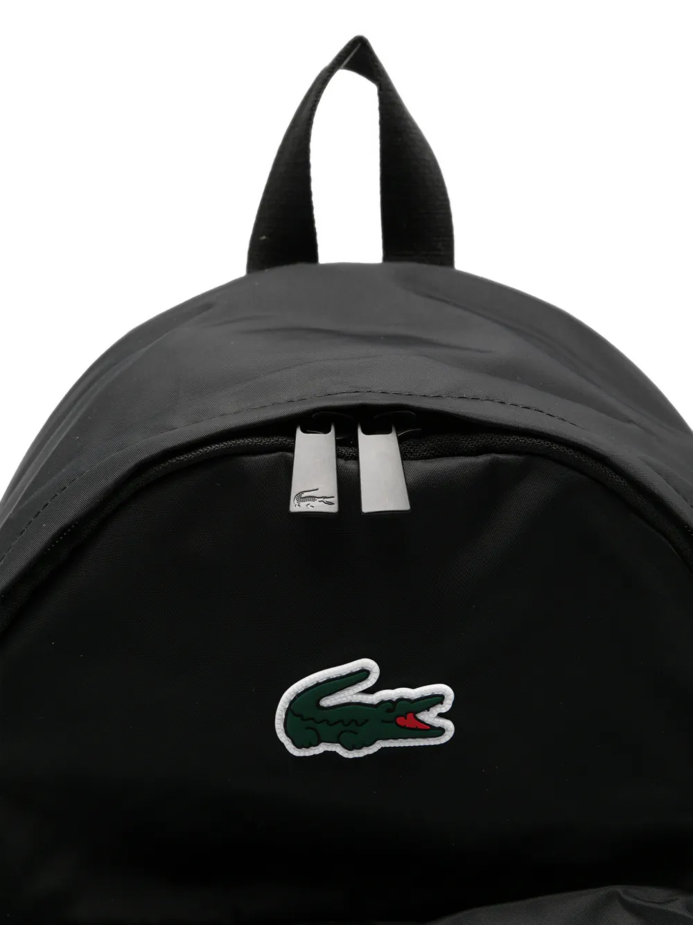 Lacoste Kids Rugzak met logoprint Zwart