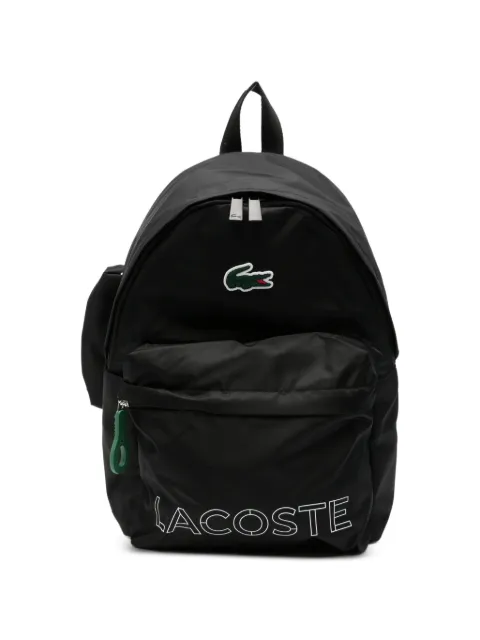 Lacoste Kids logo-print backpack