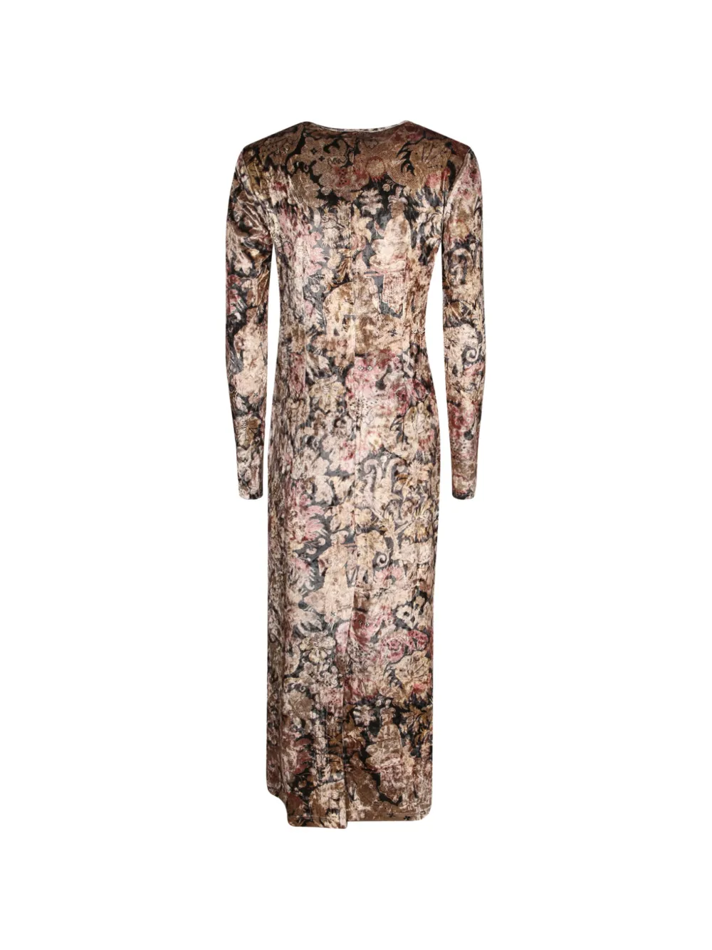 Pierre-Louis Mascia Maxi-jurk met bloemenprint Beige