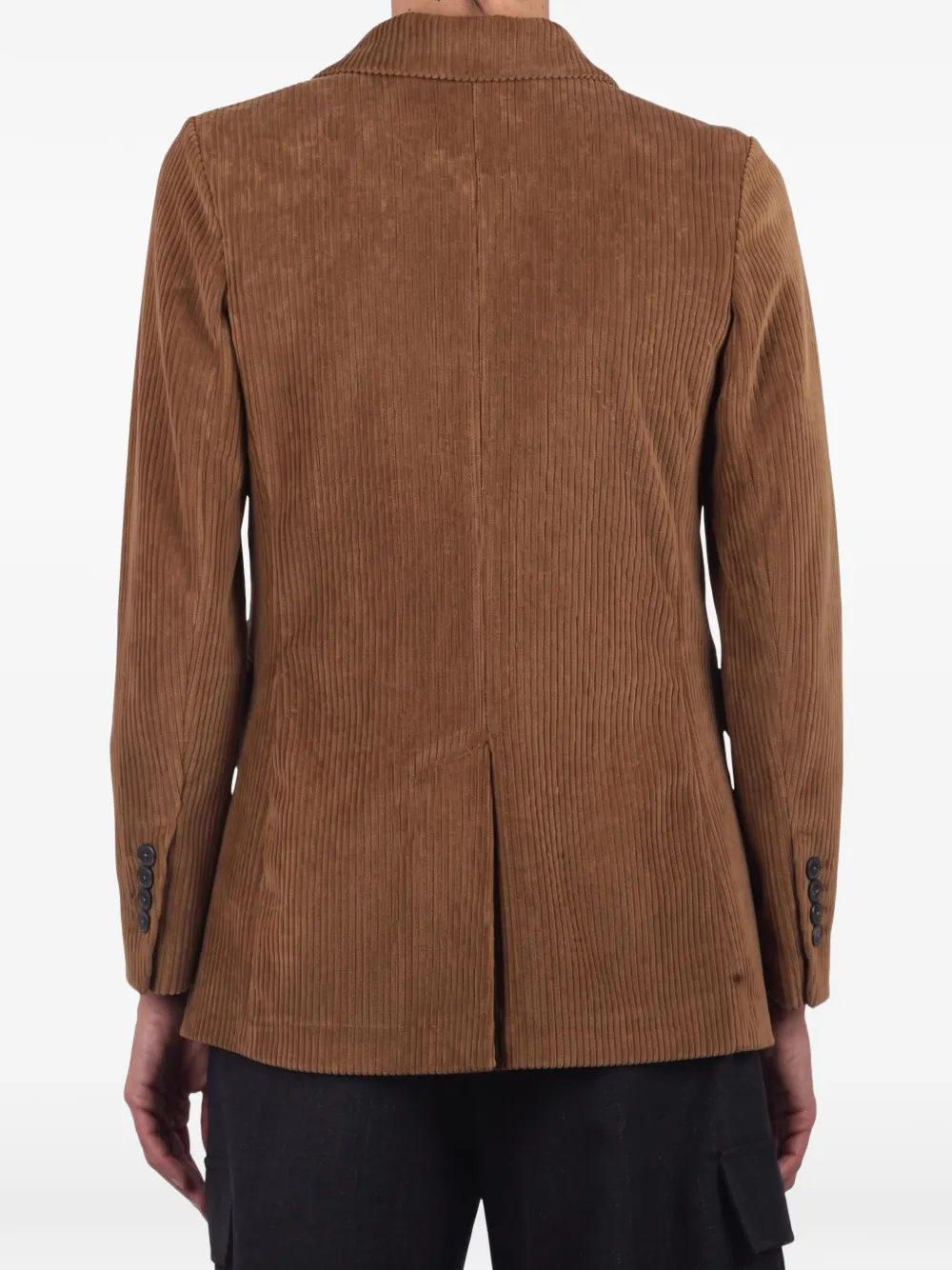 Circolo 1901 double-breasted corduroy blazer Bruin