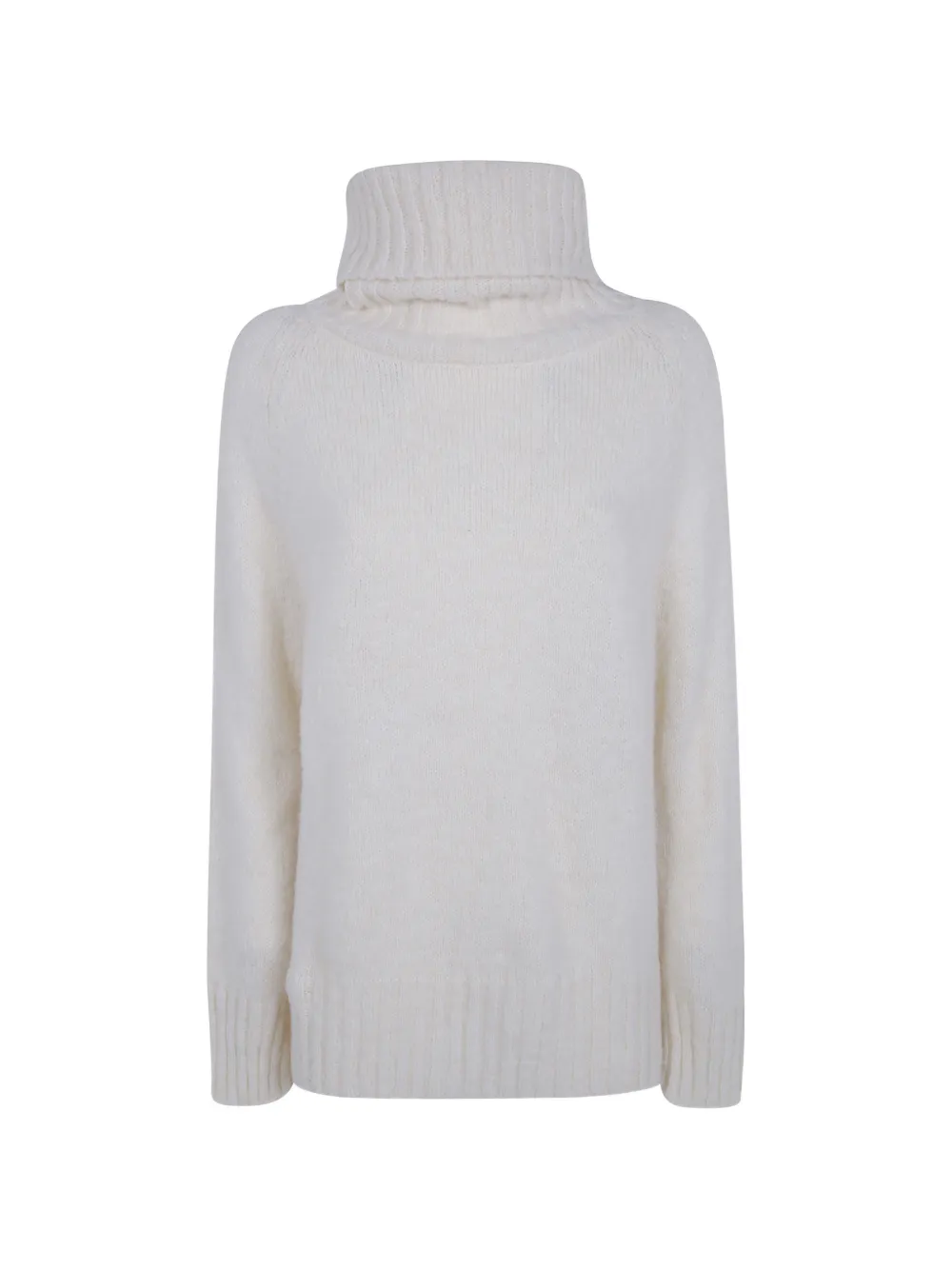 base roll-neck raglan-sleeve sweater - Weiß