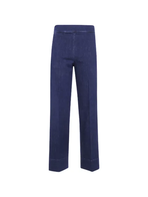 CIGALAS elasticated-waistband straight-leg jeans