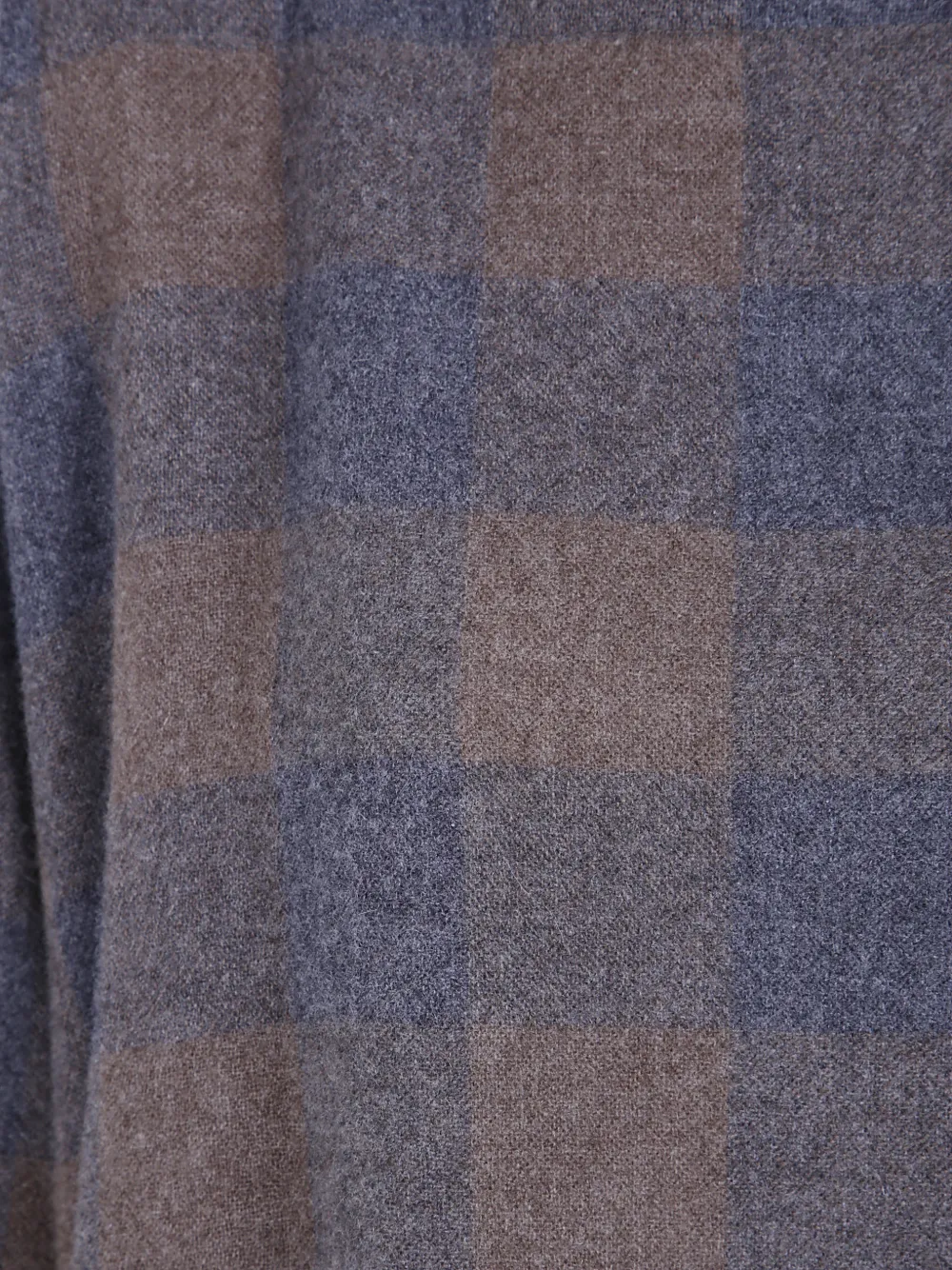 Daniela Gregis check-pattern cashmere sweater Grijs