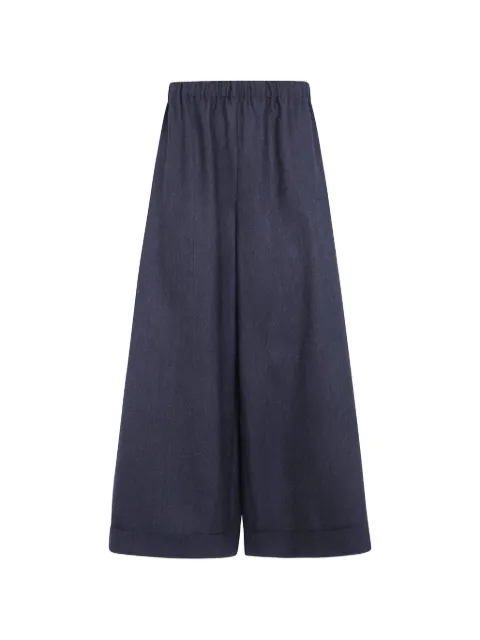Daniela Gregis elasticated-waistband wide-leg trousers