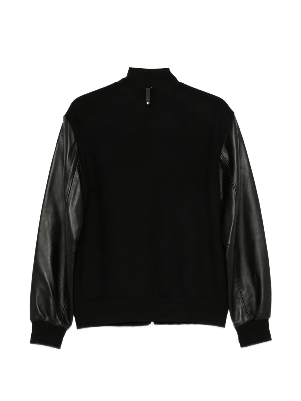 Mackage Tripp bomberjack met leren vlakken Zwart
