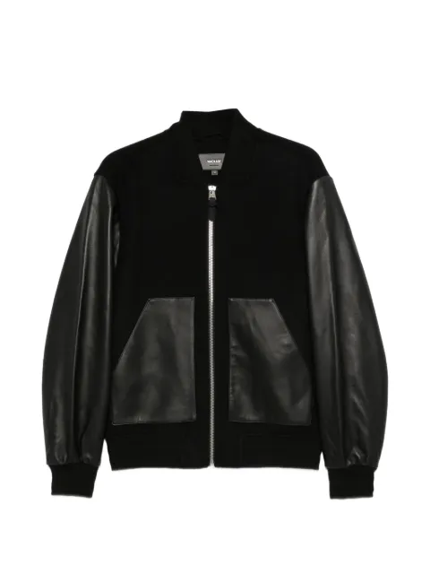 Mackage Tripp leather-panelled bomber jacket