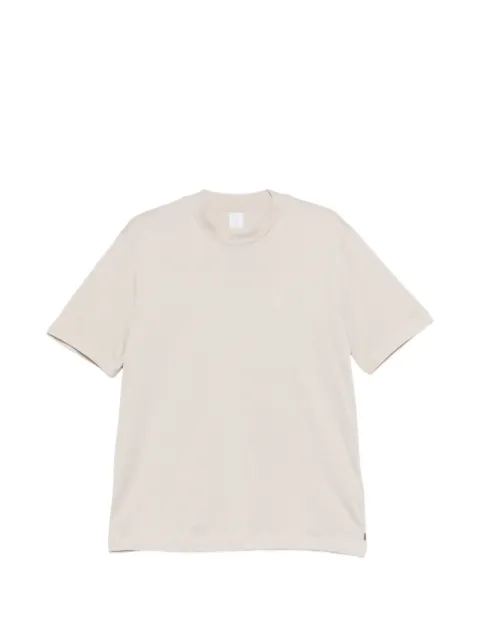 Eleventy logo-embroidered T-shirt