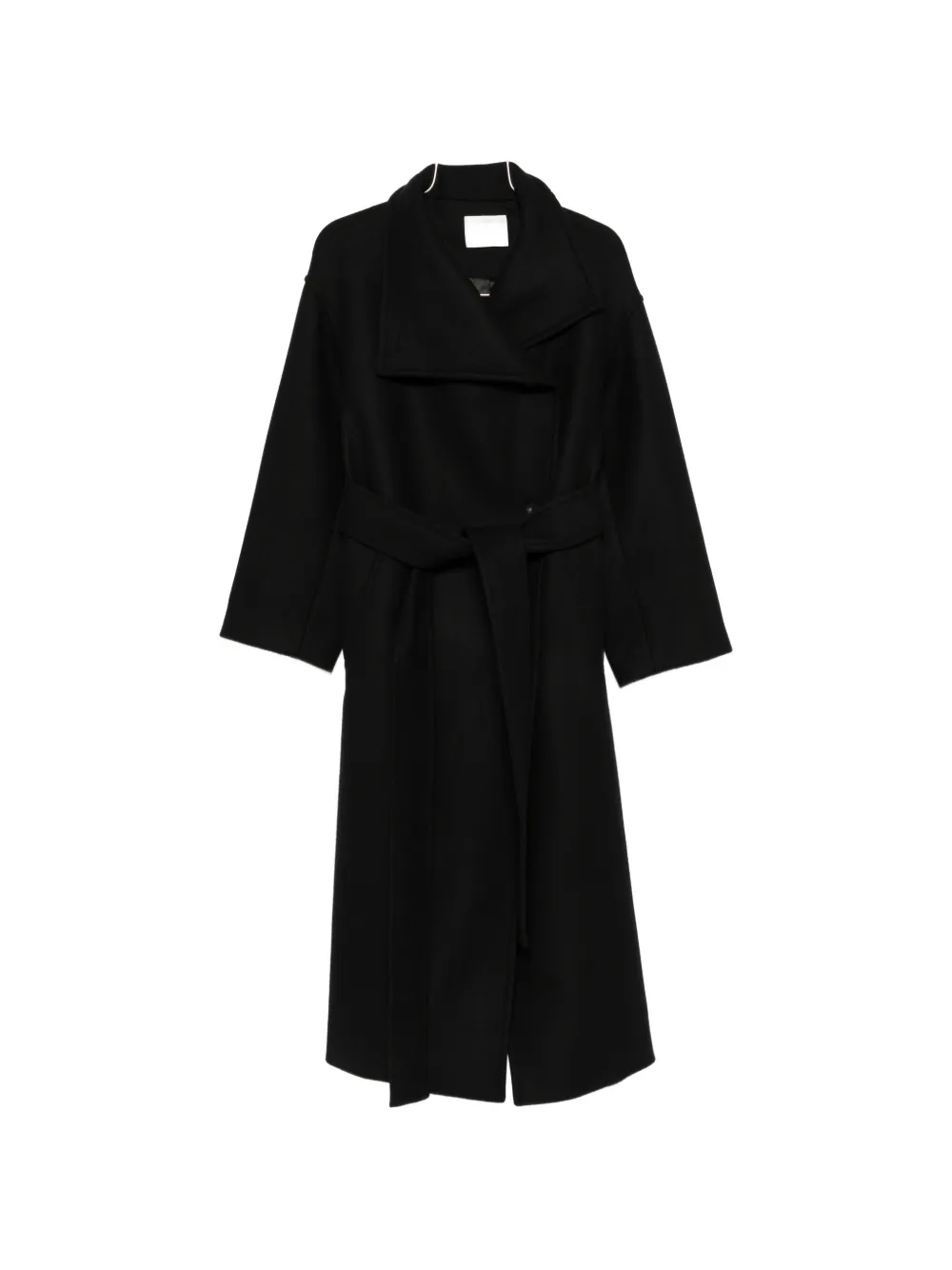 Joseph Fiore Double-breasted Belted Coat In Black