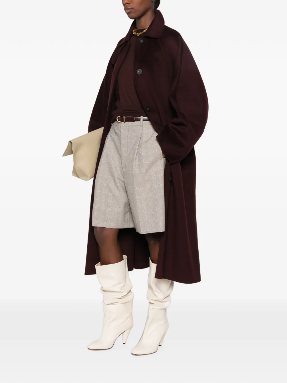 JOSEPH Dona jas van kasjmierblend Rood