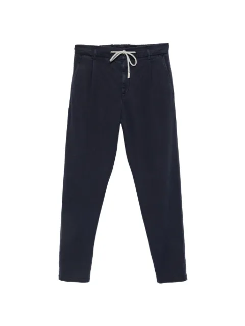 Eleventy drawstring-fastening trousers 