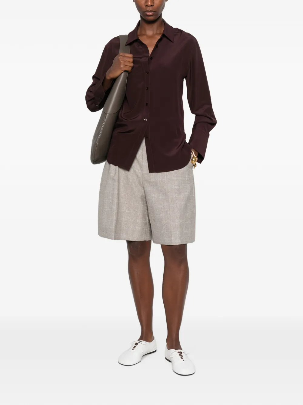JOSEPH Joe silk blouse - Marrone