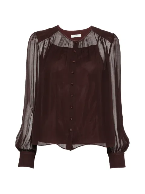 JOSEPH Elisa silk chiffon blouse