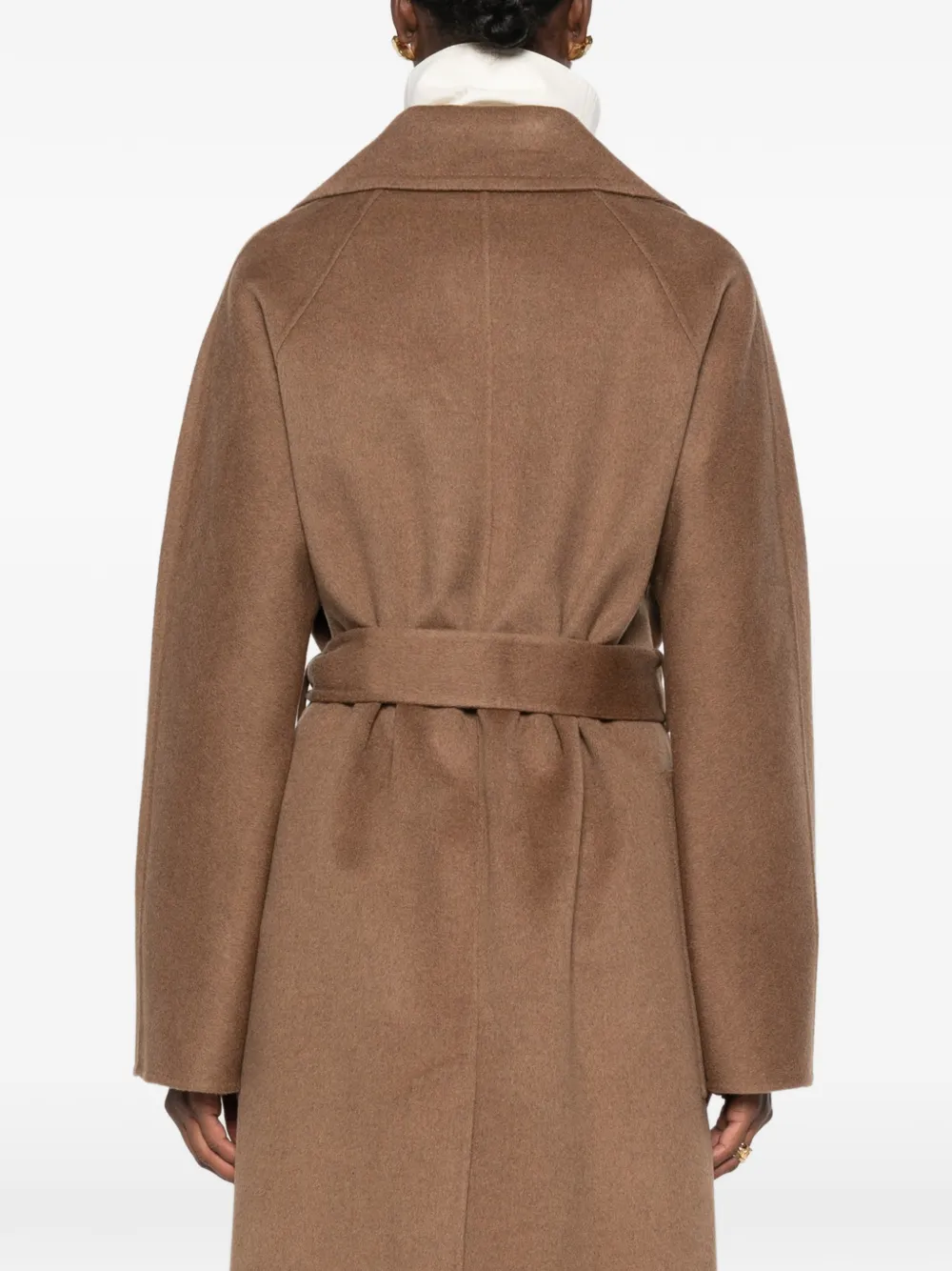 JOSEPH Spencer jas met ceintuur Bruin