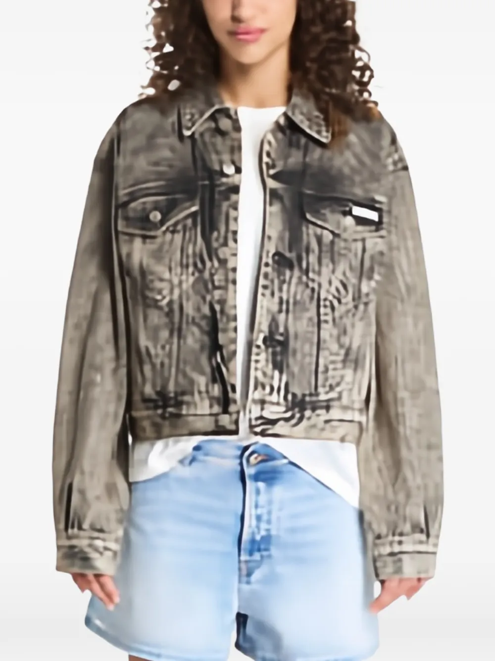 Calvin Klein 90s Trucker denim jacket - Schwarz