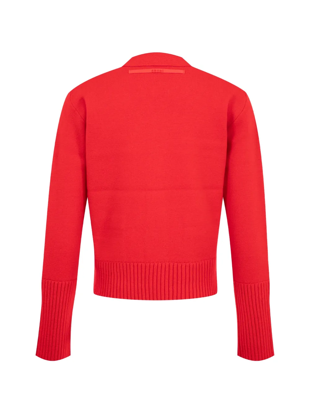 sacai Ribgebreid vest Rood