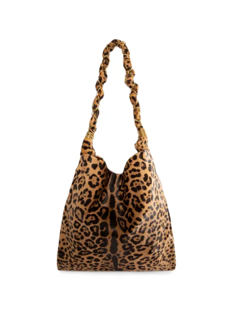Saint Laurent medium Amalia leopard-print tote bag