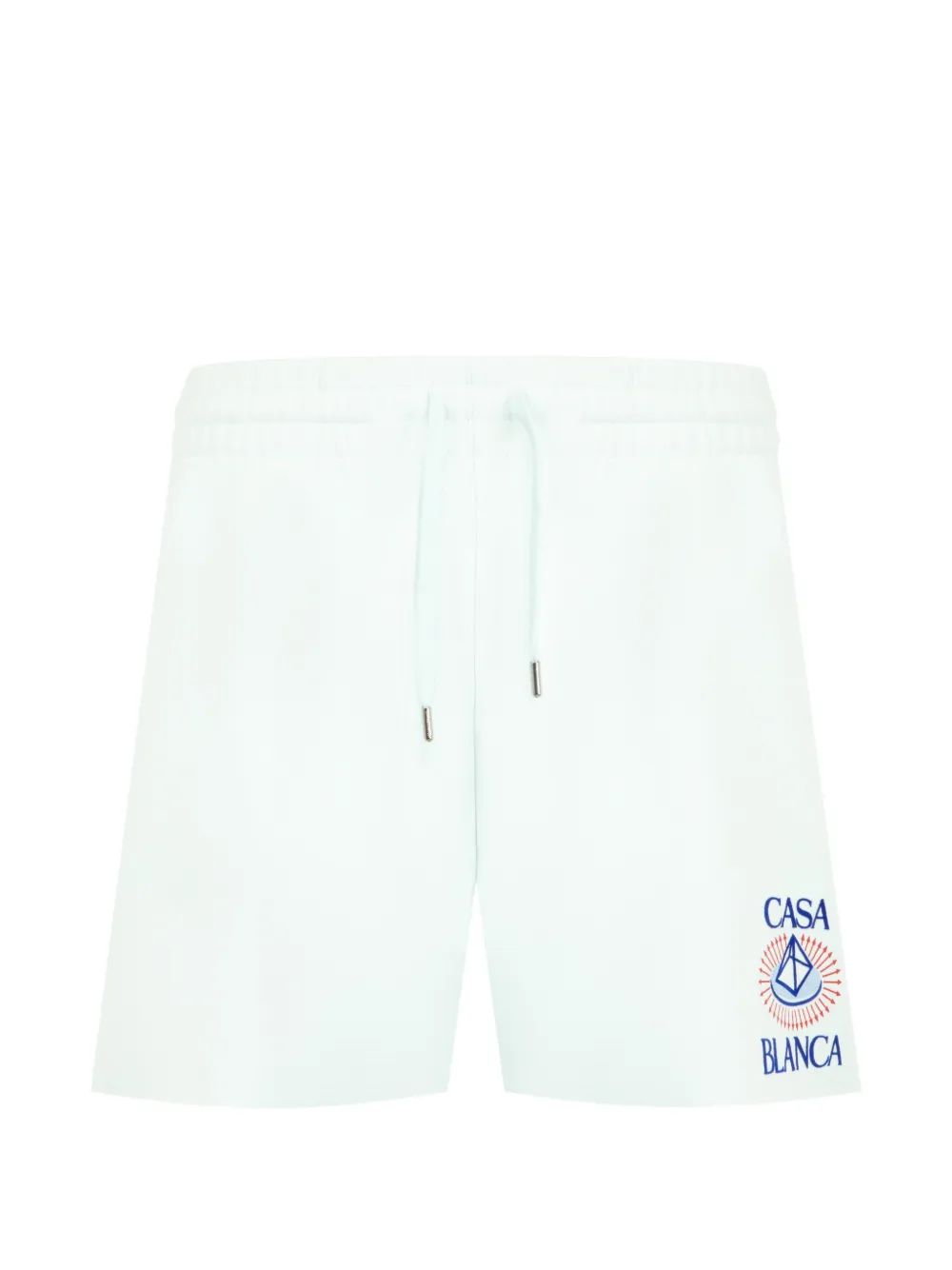 Casablanca flock-printed shorts - Blu