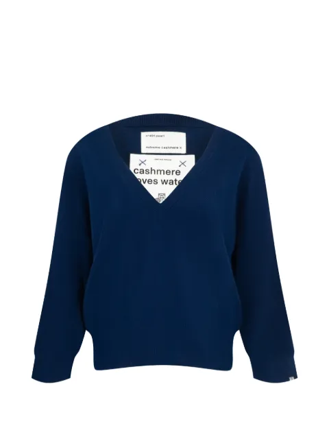 extreme cashmere n°491 Pearl V-neck sweater