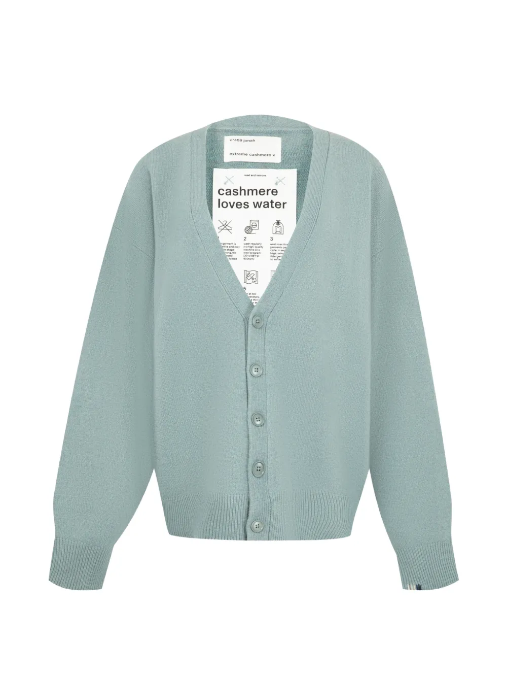 extreme cashmere Jonah button-up cardigan - Verde