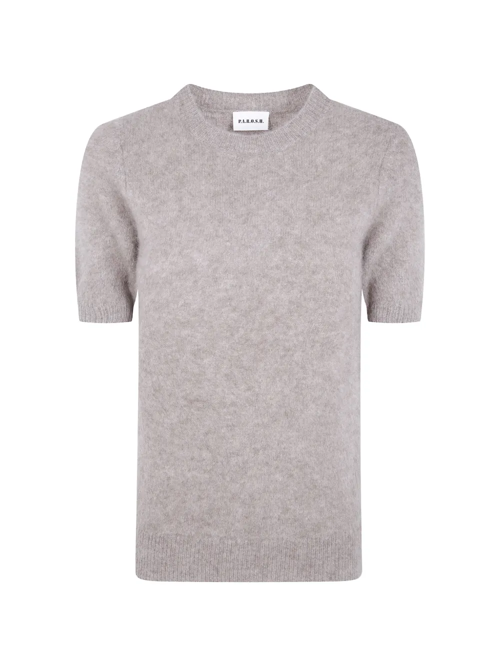 P.A.R.O.S.H. short-sleeve knit sweater - Grau
