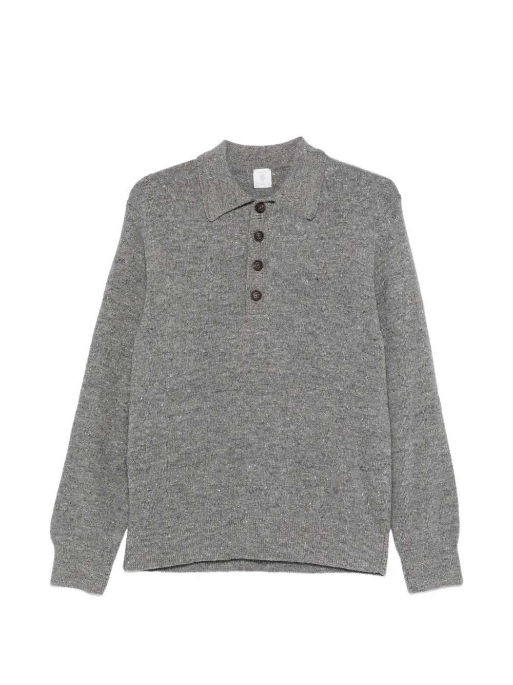 Eleventy merino-wool polo shirt - Grigio