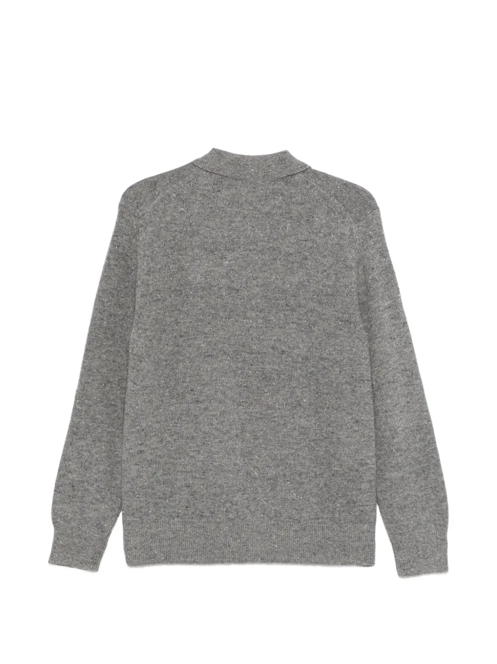 Eleventy Poloshirt van merinowol Grijs