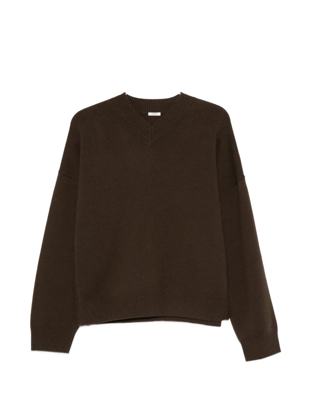 JOSEPH V-neck knitted sweater - Marrone