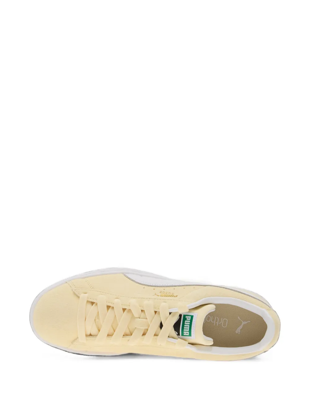 PUMA classic suede sneakers Geel