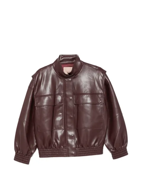 TWINSET Giacca a collo alto in pelle
