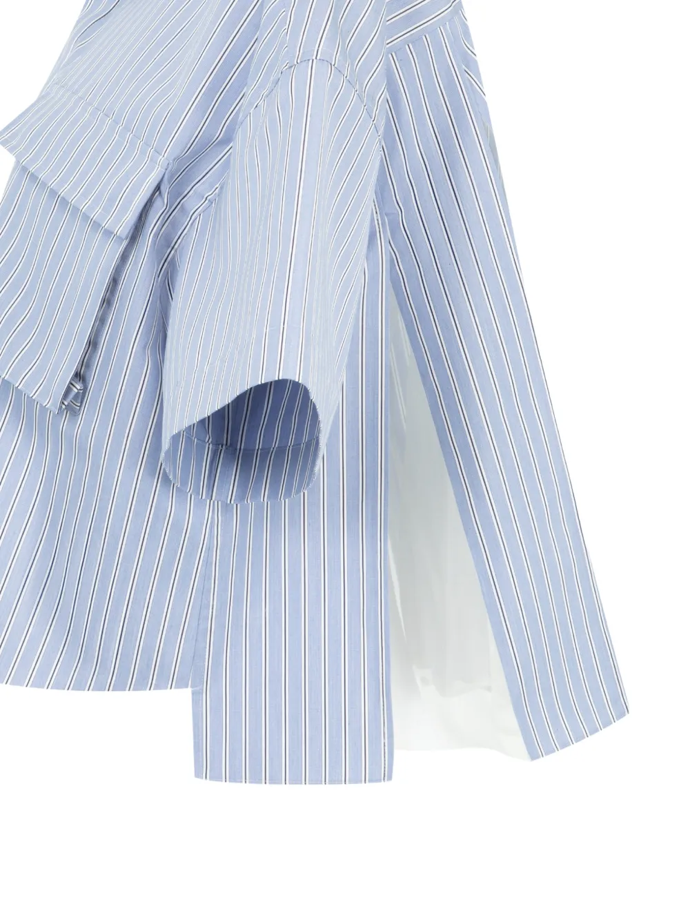 sacai striped shirt Blauw