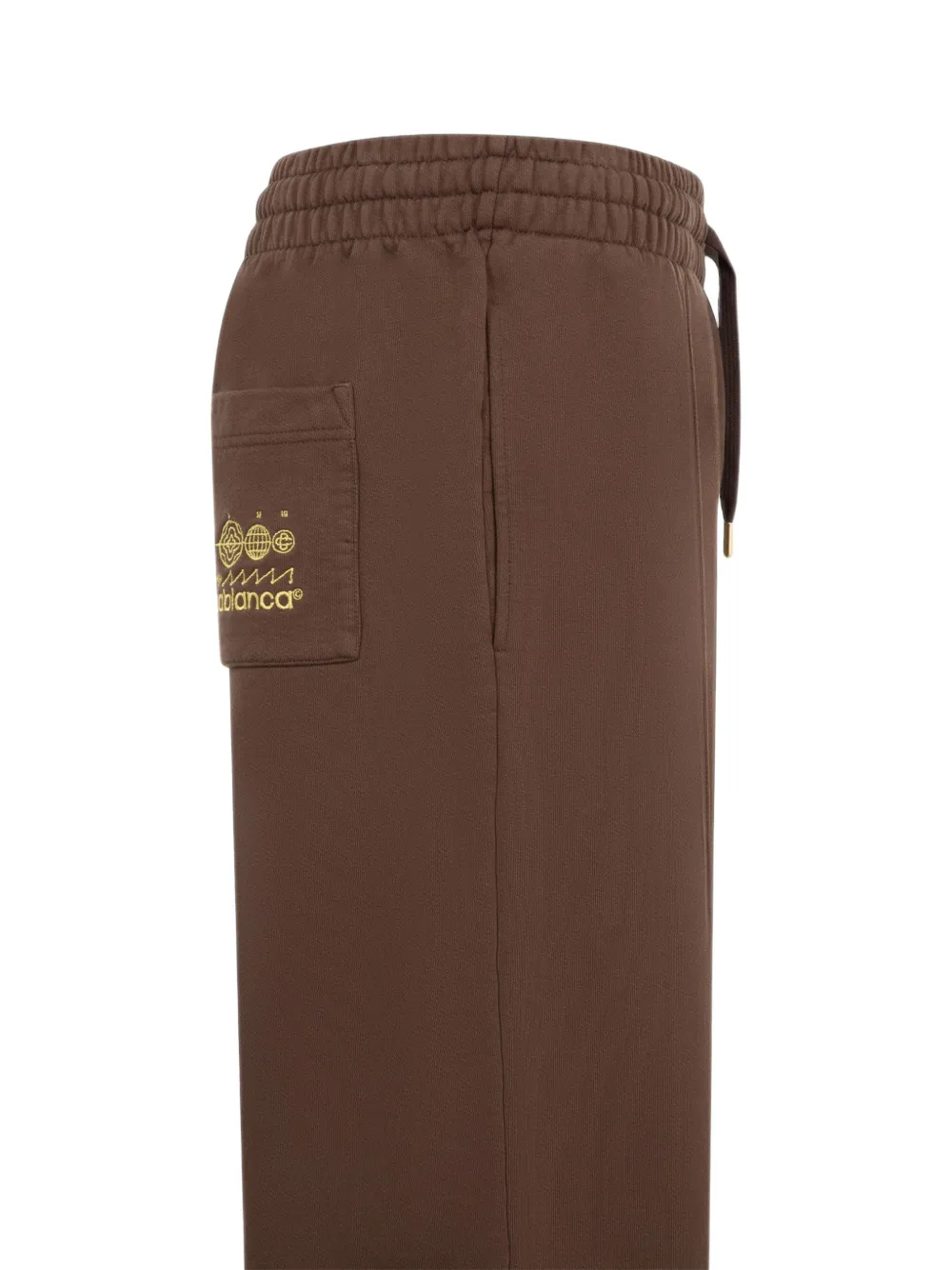 Casablanca embroidered pintuck track pants Bruin